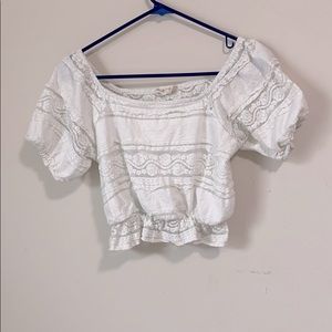 Altar’d State Cropped Lace Blouse